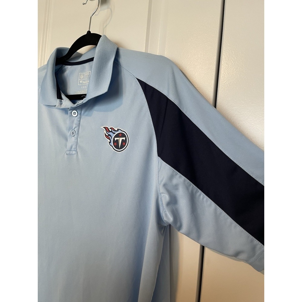 Tennessee Titans Men's Fanatics‎  Polo Shirt Large Blue - Picture 3 of 5